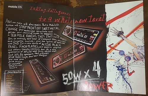3 SIGNED Ralph Steadman 2000 Sony Mobile Y2K Promotional Kit SET Brochures Xplod - Picture 14 of 16