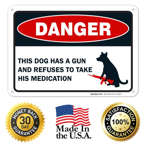 Funny Beware of Dog Sign, - Bild 19 von 86