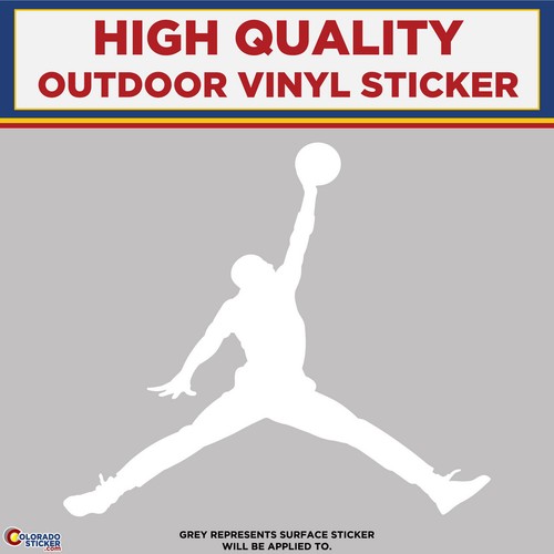 Jordan Jump man Die Cut, High Quality Vinyl Stickers - Picture 3 of 5