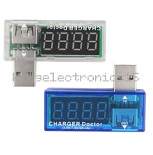 USB Charger Battery Doctor Mobile Power Detector Tester Voltage Current Meter