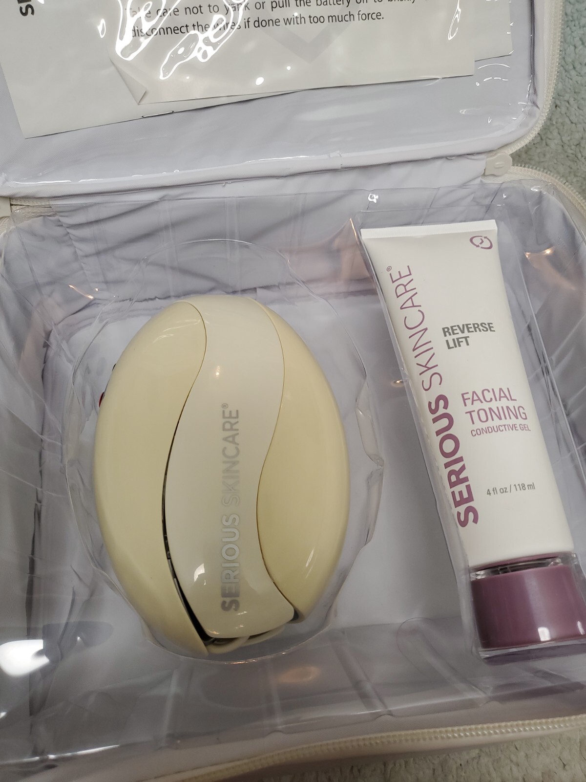 Serious Skin Care The Egg Facial Microcurrent Toning System New Without