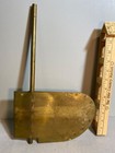 Boat Rudder Metal Bronze/Brass 15 5/8" Rod/Shaft 9 1/2" x 6" Blade