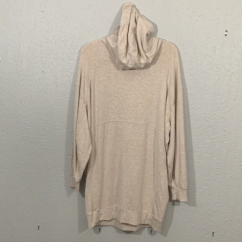 Lululemon Seek Stillness Heathered Oatmeal Hoodie Oversized size M/L - Picture 5 of 14