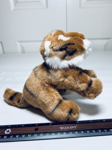 Gund Small Tiger Plush WWF supported #44528 6.5 inch Tall Soft Stuffed Animal - Picture 3 of 10