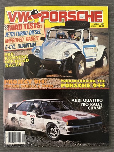 LOT 3x VW PORSCHE MAGAZINES - APRIL AUGUST DECEMBER 1983 - RARE! - Picture 4 of 9