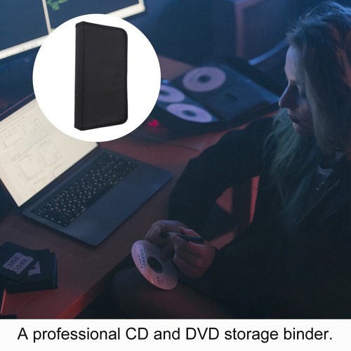 Vcd Organizers Disc Case Zipper Disc Wallet Portable Album Box - Afbeelding 2 van 12