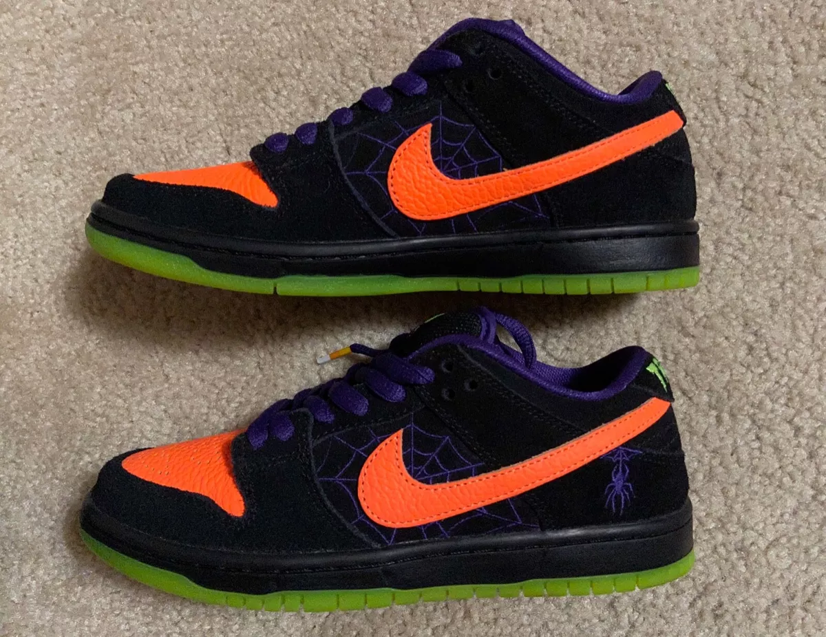 Nike SB Dunk Low Night of Mischief, Men's Size 5, HALLOWEEN Shoes, BQ6817-006
