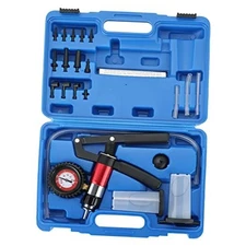 Hand Vacuum Pump Pressure Tester Brake Bleeder Kit | One Man Brake Clutch 