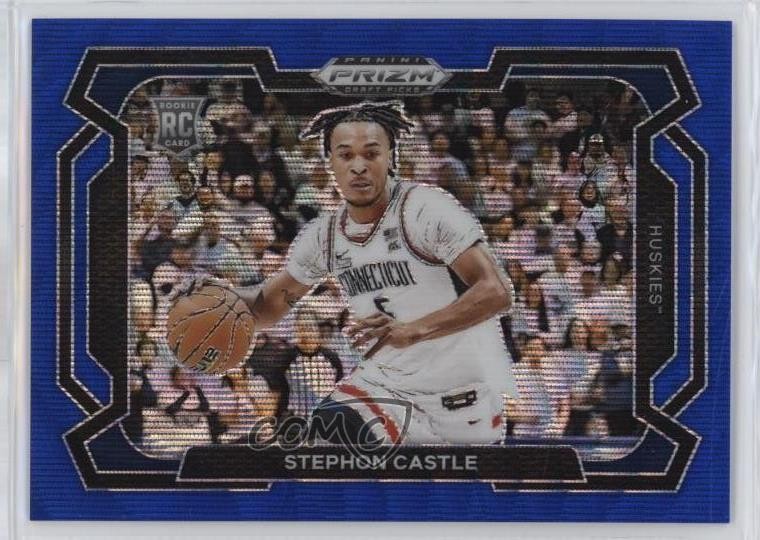 2024 Panini Prizm Draft Picks Blue Wave Variations /249 Stephon Castle #17 3kf