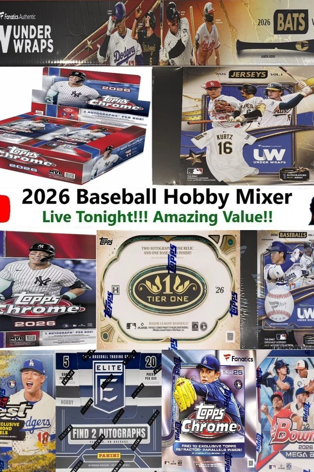 Thursday Night Topps Chrome Baseball 2026