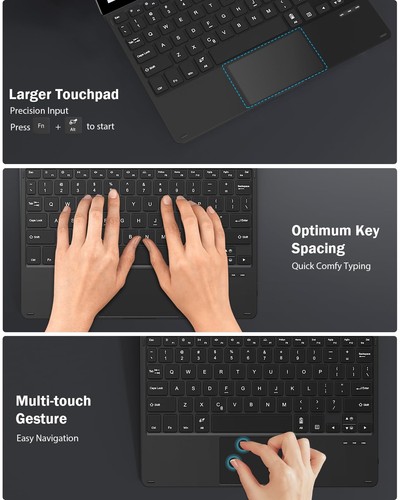 MoKo Tastiera Type Cover per Surface Go 4 2023/ Go 3 2021/ Go 2 2020 / Go 2018 - Afbeelding 24 van 24
