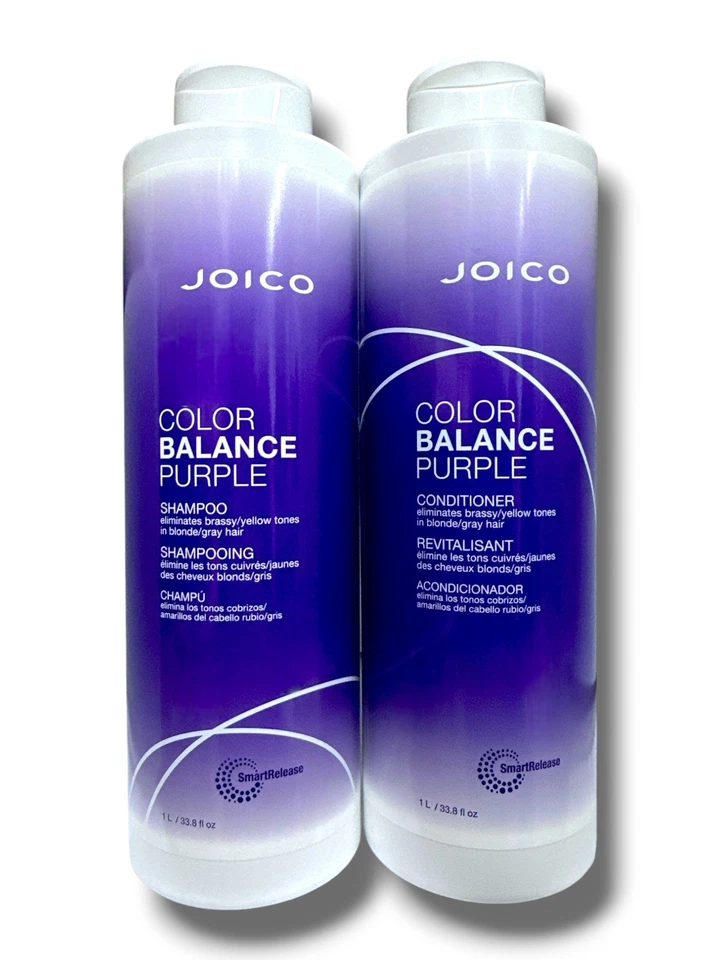Champú y acondicionador Joico Color Balance púrpura litro - 33,8 oz dúo / conjunto   Foto 2 de 3