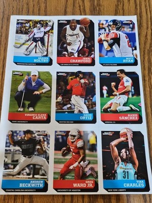 2016 Sports Illustrated Multi-Sport Uncut Sheet David Ortiz Matt Ryan