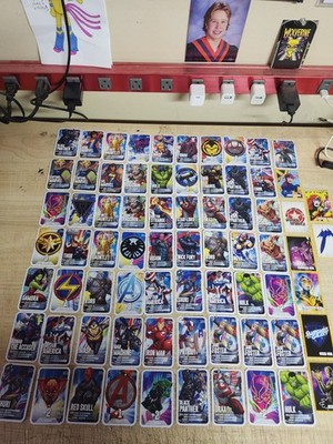 Loblaws Marvel Card And Sticker Lot Of 65 | eBay