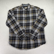 Woolrich Shirt Mens Large Multicolor Plaid Flannel Long Sleeve Hiking Outdoor