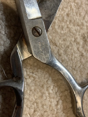Vintage WISS Trimline Scissors / Shears #4127 - 7” Sewing Tailor Metal USA made - Picture 3 of 5