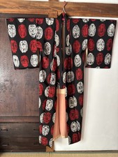 1950's Antique Japanese KIMONO Silk Kimono Gown Robe Vintage,length 150cm 59inch