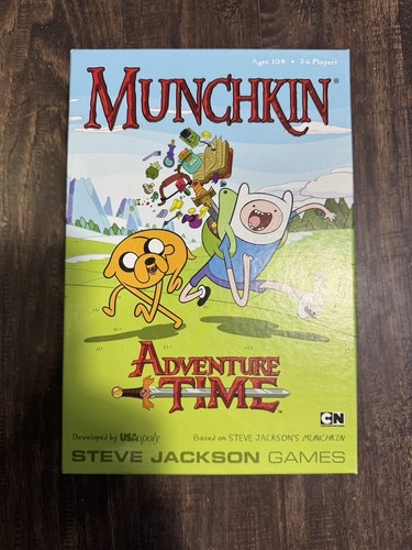 Munchkin Adventure Time Kartenspiel KOMPLETT 168 Karten + Figuren + Würfel OOP