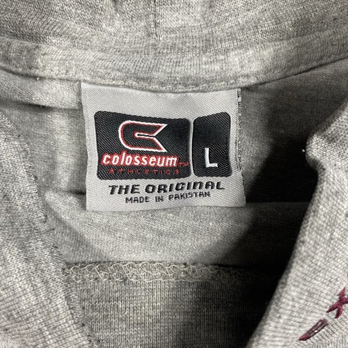 VTG Texas A&M Aggies Long Sleeve Mock Neck Gray Men L Logo Embroidered Colosseum - Picture 4 of 10