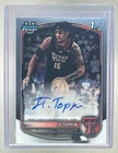 JT Toppin 2025 Bowman Chrome #CPA-JT Auto 1st Prospect