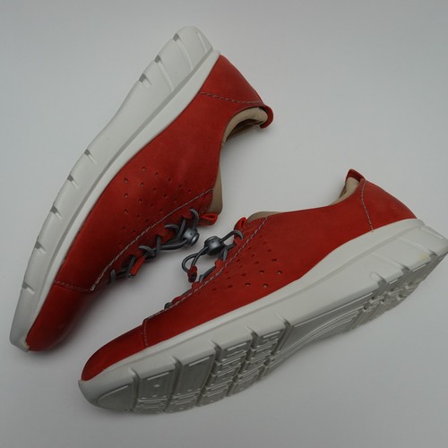 Zapatilla deportiva Samuel Hubbard para mujer 8,5 M Flight cuero naranja atardecer - Imagen 3 de 11