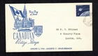 Canada #445, 1966 5¢ Alouette II Space Middlesex Stamp Club cachet FDC