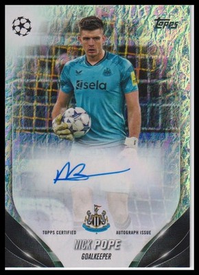 2023-24 Topps Jade Edition UEFA #A-NP Nick Pope Base Autographs