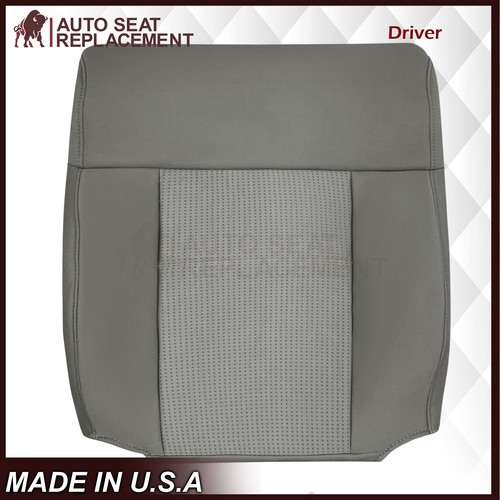 2007 - 2008 For Ford F-150 Super Crew Driver OR Passenger Cloth Seat Cover Gray - Picture 19 of 34