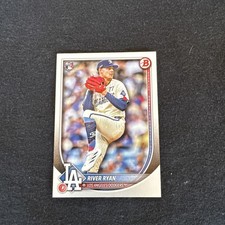 2025 Bowman Baseball #69 River Ryan Paper Base Rookie Card RC LA Dodgers