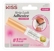 KISS Lash Adhesive, Lash Glue, 24hr Strip Eyelash Adhesive, Clear, Long Lasting