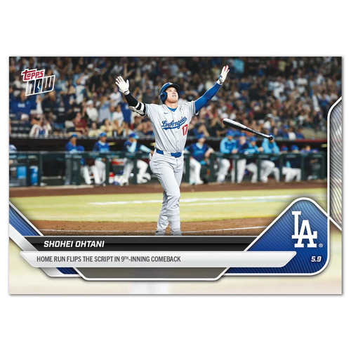 Shohei Ohtani - 2025 MLB Topps NOW - Card 160 - PR: 9182