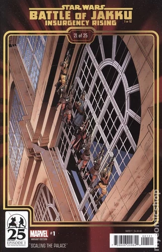 Star Wars The Battle of Jakku Insurgency Rising 1B NM 2024 Stock Image