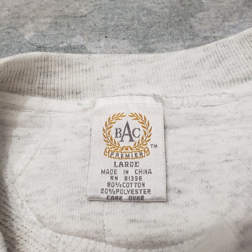 Vintage Washington Huskies Sweatshirt Adult Large Gray Pullover Embroidered - Picture 5 of 12