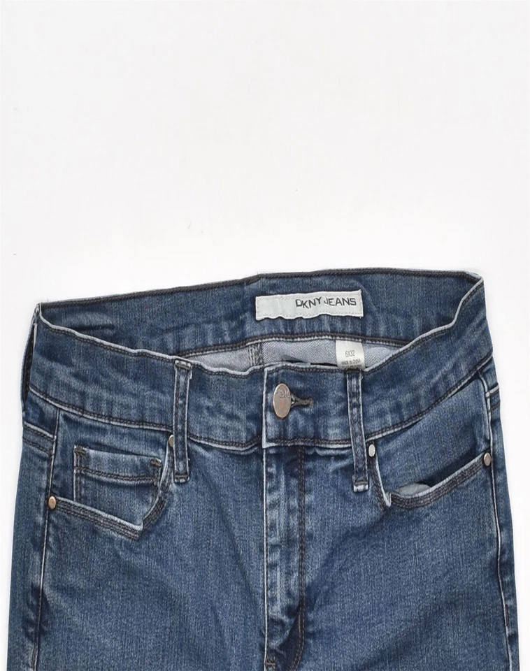 DKNY Womens Slim Jeans US 6 Medium W31 L32 Blue Cotton XD87 - Image 3 of 3