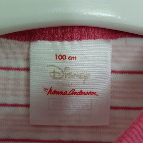 Hanna Andersson Disney 100% Organic Cotton Minnie Mouse Pajama Shirt Girls 4 100 - Picture 4 of 6
