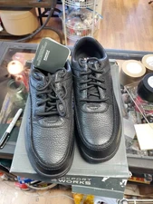 Rockport Works World Tour Steel Toe Oxford - Men's Size 9, Black. Brand New