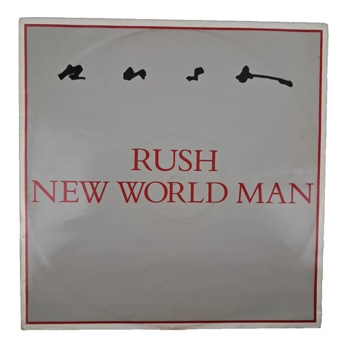 Rush New World Man Vinyl 12" 1982 UK Mercury RUSH 812 EX VG Prog Rock 1st Press