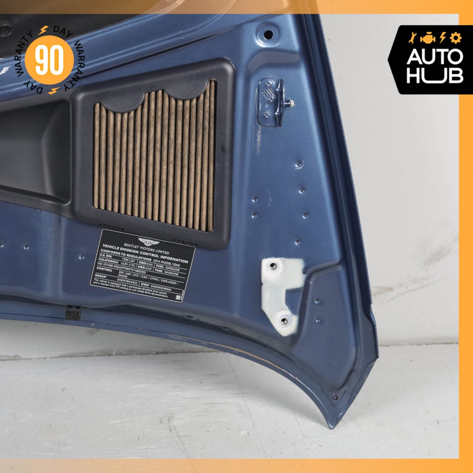12-18 Bentley Continental GTC GT Hood Bonnet Cover Panel Assembly Blue OEM 11k