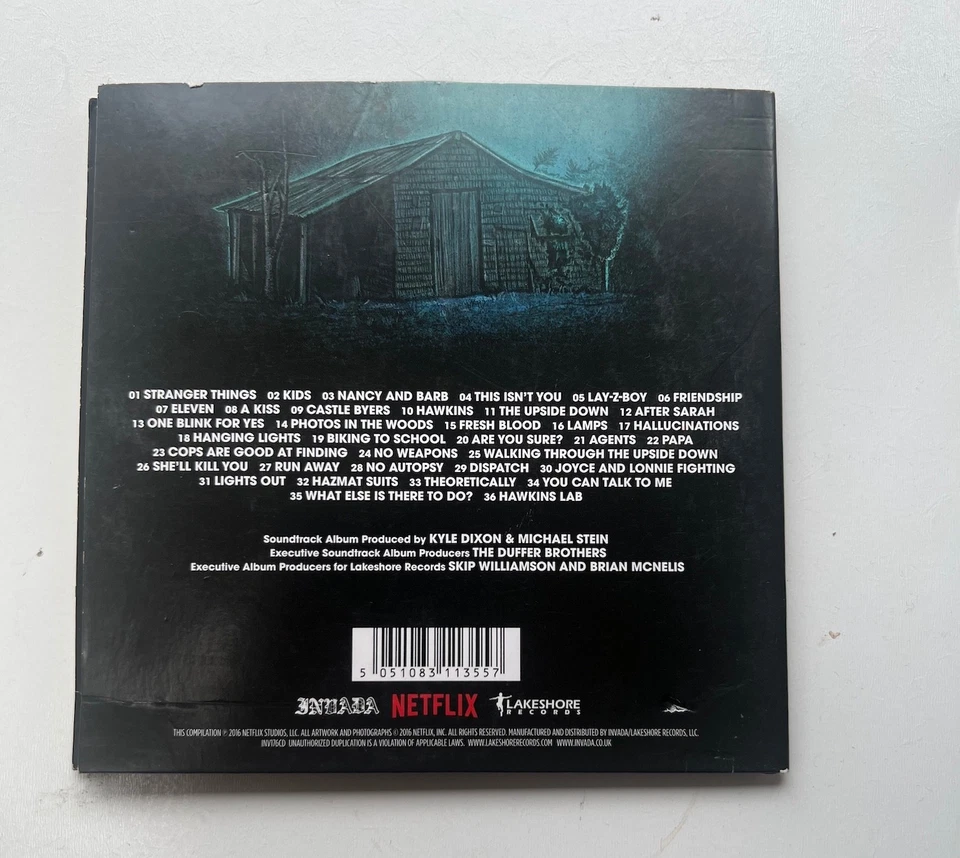 Stranger Things CD OST Kyle Dixon & Michael Stein Season 1 Netflix Digipak - Image 2 of 2