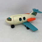 1970's Fisher Price Vintage Little People Fun Toy Jet Airplane Plane Toy