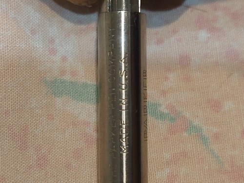 Parker 21 Special Chrome Cap, Blue Barrel Fine Nib Fountain pen, Pencil New - Picture 12 of 16