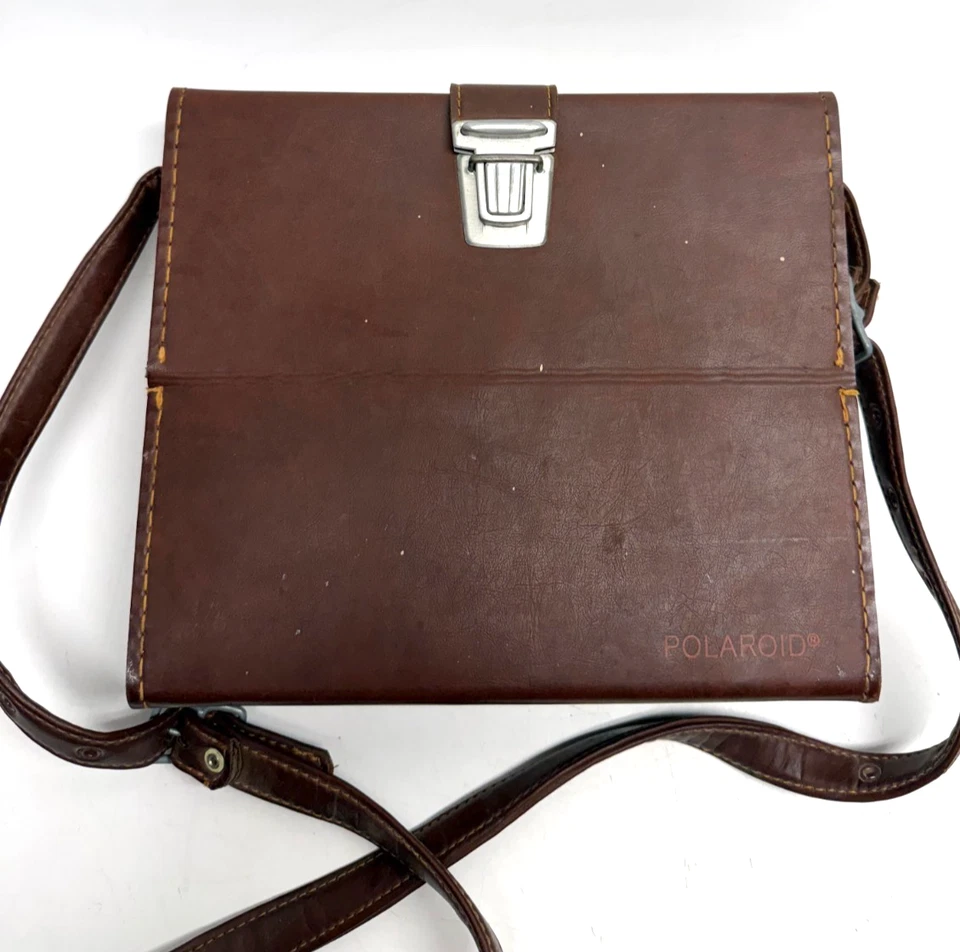 Vintage Hard Leather Carrying Case Bag for  Polaroid SX-70 Land Camera - Image 2 of 4