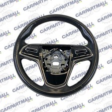13-18 Cadillac Ats Sedan Steering Wheel Black Leather With Controls Oem Factory
