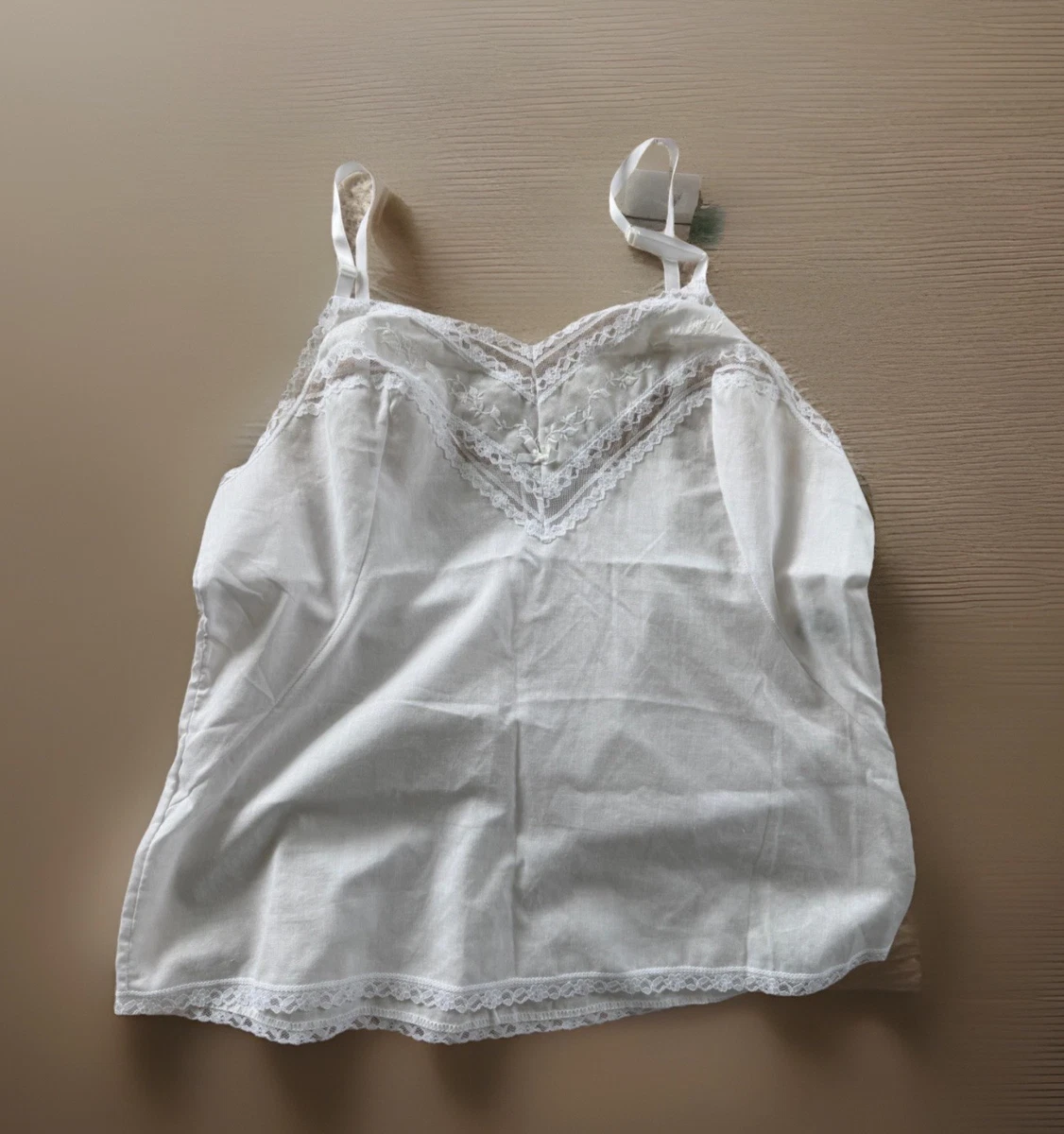 Cotton Blend Vintage Camisoles for Women for sale | eBay