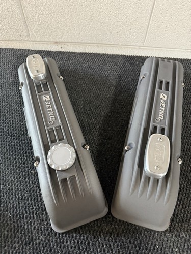 SBC RETNO Aluminum SandCast Valve Covers Lola McLaren Can Am Corvette Grandsport - Picture 5 of 10