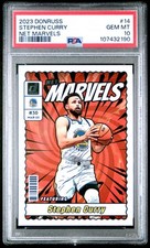 PSA10 2021 ドンラス NET MARVELS レブロン マーベル 2023-24 Panini Donruss - Net Marvels Stephen Curry #14 for