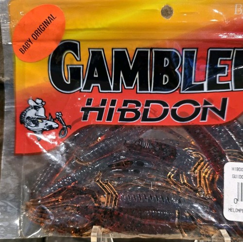 Gambler "Baby Original" Hibdon's Series Guido's Craws MelonPepper 15ct. - Picture 2 of 3
