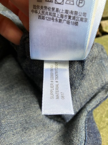 RRL Indigo Linen Cotton Buckleback Vest XXL Made in USA Japanese Fabric - Picture 9 of 13