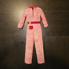 Vintage Barbie Best Buy Fashion Red White Jumpsuit Doll Outfit