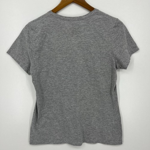 Washington Huskies T-Shirt Women's Size M Gray UW V Neck Short Sleeve Fanatics - Picture 6 of 11